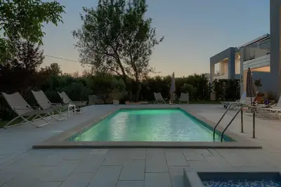 Image de Maison de vacances privée avec Wifi, piscine privée, climatisation, Tv, terrasse, vue panoramique