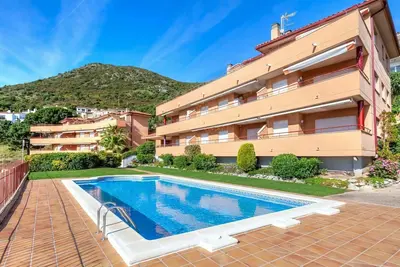 Image de Appartement avec Wifi, climatisation, piscine, Tv, terrasse, animaux admis, vue panoramique, parking