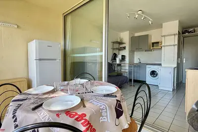 Image de Studio cabine 4 pers, piscine, parking privé, proche plage - Argelès-sur-Mer