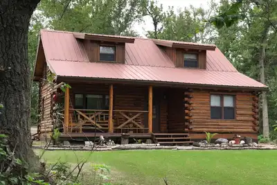 Image de Log Cabin de luxe avec une vue imprenable
