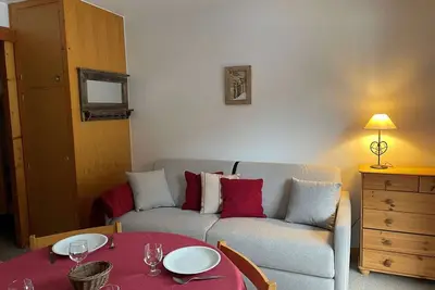 Image de Studio cosy à Méribel, à 20m des pistes, avec balcon, casier à ski et accès facile aux navettes