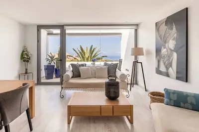 Image de Sissi Boutique - La terrasse entre océan et Teide