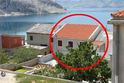 Image de Appartement de deux chambres prés de la plage Metajna, Pag (A-6289-c)