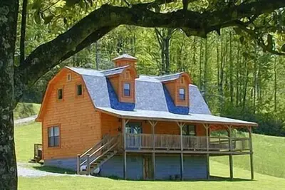 Image de Deux chambres à coucher, deux chalet de salle de bains avec vue sur la montagne et la vallée
