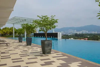 Nouveau Penang 2r2b vue sur la mer maison de vacances @ 槟城 悠闲 海景 度假 屋
