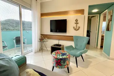 Image de Beautiful apartment in Praia do Tombo | Gourmet balcony | Swimming pool | Air | Wifi | King bed