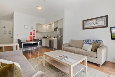 Image de Appartement terrasse avec barbecue, décor extérieur et des vues spectaculaires