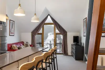 Image de Appartement au dernier étage avec mezzanine, balcon et vue panoramique
