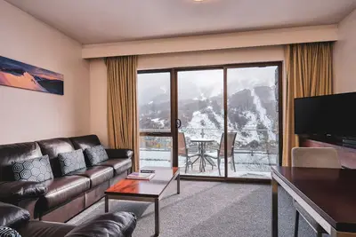 Image de Appartement au coeur de Thredbo avec balcon privé et vue sur la montagne