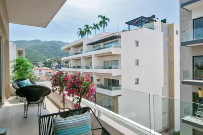 2bd Condo à louer dans la vieille ville, Puerto vallarta