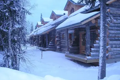 Image de Chalet de ski traditionnel dans un joli cadre forestier Ă Akaslompolo, Yllas