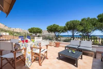 Image de Il Nido di Suerte - Appartement avec vue sur la mer à Addaura.