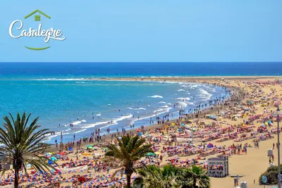 Bungalow à Playa del Inglés avec jardin Piscine Wifi