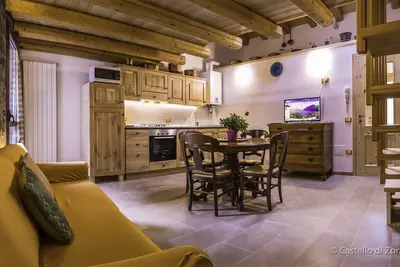 Image de Studio confortable avec mezzanine à Zorzino