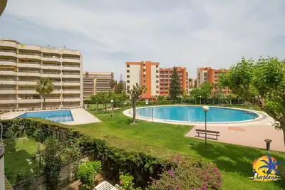 Bel appartement 4 pax, avec piscine près de la Plaza Europa Salou.