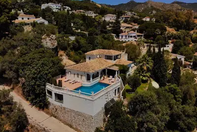 Image de Villa individuelle avec vue imprenable et piscine privée à Mijas, Costs del Sol