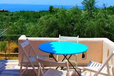 Image de L'Appartement Blue Moon \"Iris Blu\", vue sur la mer, à 500 mètres de la plage