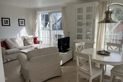 Image de Appartement exclusif sur deux étages près de la plage avec cheminée