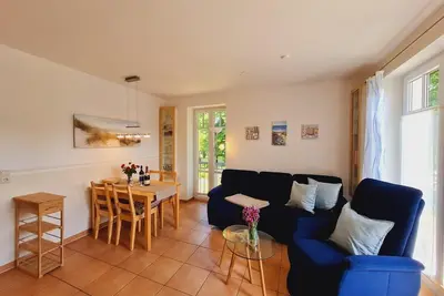 Image de 200 mètres de la plage - chemin de plage Villa Rosita, Rerik + jardin