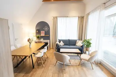 Image de Penthouse Rainbow No. 3 sur le lac pour quatre personnes, sauna, balcon