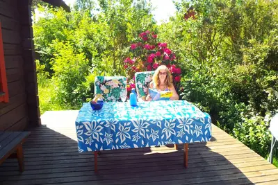 Image de Chalet 65 m², à 600m de la plage, fibre, parking, vacances actives langues, yoga