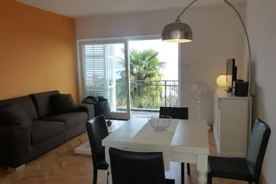Image de Appartement luxueux avec une vue fantastique sur la mer, les îles, les palmiers et Rijeka