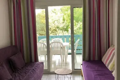 Image de Studio en résidence au cœur de la forêt des Landes, 5 couchages, bien équipé