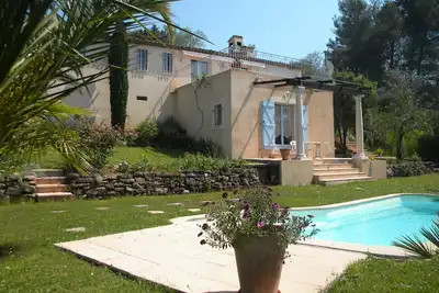 Image de Villa Mouans Sartoux, Piscine, Vue Panoramique, 15 Mn Cannes Ses Plages - Wifi