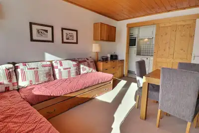 Image de Appartement lumineux et cosy sur les pistes, balcon et Wifi