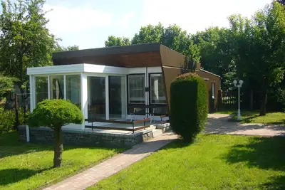 Image de bungalow with wintergarden, terrace, barbeque area, parking space, pet welcome