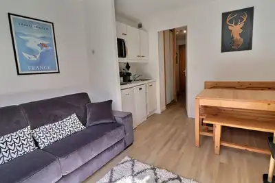 Image de Studio 4 pers, balcon exposé ouest, Méribel