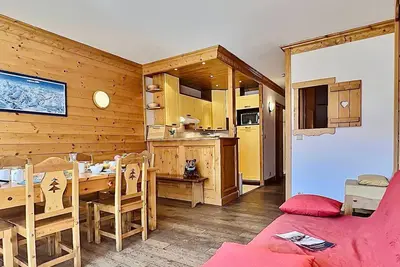 Image de Appartement 3 pièces à Tignes, 8 pers, ski aux pieds, balcon, Wifi