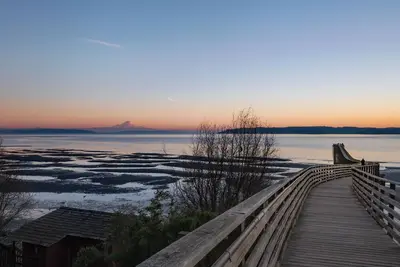 Image de Belle vue sur le mont. Rainier sur Puget Sound
