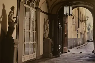 Image de Magnifique chalet Appartement Dans Garden Of Xviii siècle Palazzo, plein de lumière.