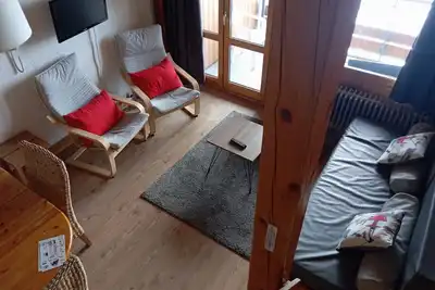 Image de 2 pièces exposé sud, ski aux pieds, Tignes