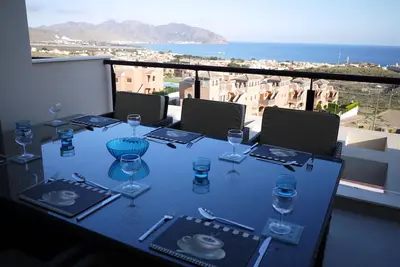 Image de Penthouse Garden Apartment avec superbe terrasse vue sur la baie de Mazarron