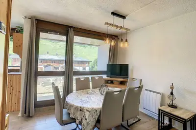 Image de Studio lumineux 4 pers. , animaux admis, emplacement idéal aux pistes