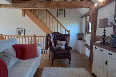 Image de Grange de luxe nr. Bar étoilé Michelin et lac. Base idéale pour Hay, Ludlow, Hereford