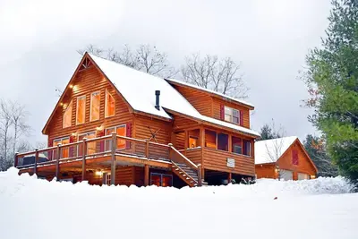 Image de Chalet de ski Timber Creek - bain Ă remous / vue sur la montagne
