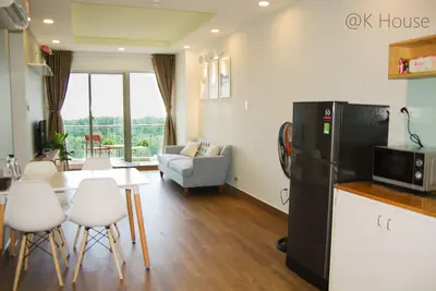 Maison K avec belle vue mer depuis le balcon