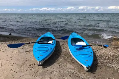 Image de Cottage de charme avec plage privée (6 couchages, A / C, Wifi et Kayaks)