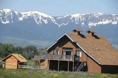 Image de Parcs de Yellowstone et de Grand Teton, poudre de Targhee et excellentes vues de Teton
