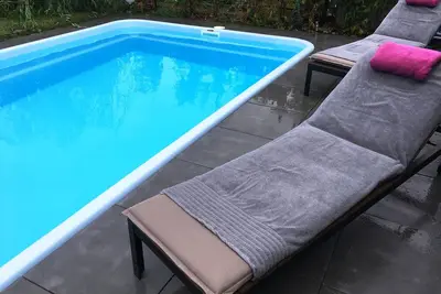 Image de Maison de vacances moderne à Erfurt près du centre Terrace Garden Pool