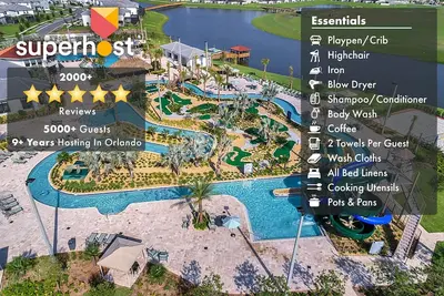 Image de Parc aquatique gratuit! Nouveau Home w / Pool 5min 2 Disney