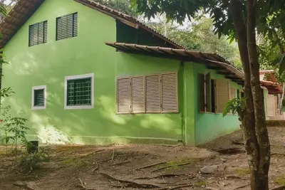 Image de Chácara World of Birds, un paradis vous attend, rivière à l'intérieur de la propriété.