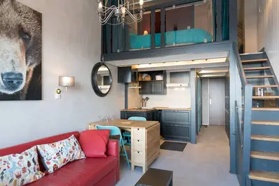 Image de Studio + Mezzanine - Balcon - Wifi - 500m des pistes