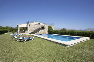 Image de Finca Aurello, maison de vacances avec piscine, 4 chambres avec A / C, cuisine extérieure, Wifi
