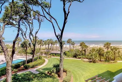 Image de 5207 Hampton Place South: villa avec 2 chambres à coucher et 2 chambres à Hilton Head, pour 6 personnes