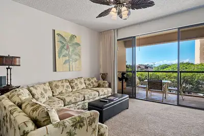 Image de Sables de Kahana, unité 122 - 1 Bd / 2 Ba - Vue sur le jardin