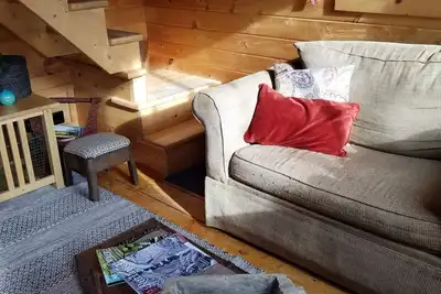 Image de Cozy, charmant chalet du Vermont à proximité de 5 grands domaines skiables pour 5 personnes